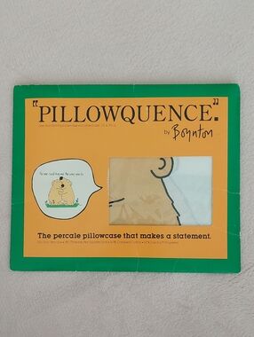 PILLOWQUENCE  by Boynton Percale Pillowcase - NWT
